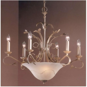 Classic Lighting Treviso Wrought Iron Chandelier Pearlized Gold 4118Pg - All
