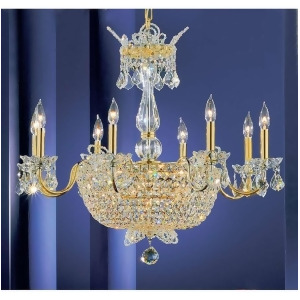 Classic Lighting Crown Jewels Crystal Chandelier Gold Plated 69788Gps - All