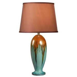 Kenroy Home Tucson Table Lamp Teal Ceramic 32366Teal - All