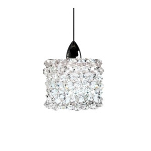 Wac Mini Haven Led Clear Diamond Pendant Brushed Nickel Mp-led539-wd-bn - All
