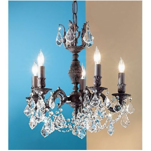 Classic Lighting Chateau Imperial Crystal Chandelier Aged Bronze 57385Agbcp - All