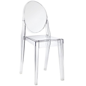 Modway Furniture Casper Dining Side Chair Clear Eei-122-clr - All