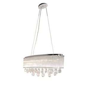 Et2 Lighting Gala 7 Light Pendant Polished Chrome E22298-18pc - All