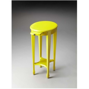 Butler Arielle Yellow Round Accent Table Yellow 1483289 - All