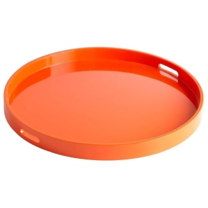 Cyan Design Large Estelle Tray Orange Lacquer 05505 - All