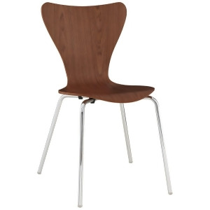 Modway Furniture Ernie Dining Side Chair Walnut Eei-537-wal - All