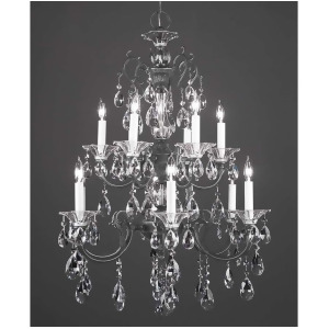 Classic Lighting Via Lombardi Crystal Chandelier Silverstone 57062Sscp - All