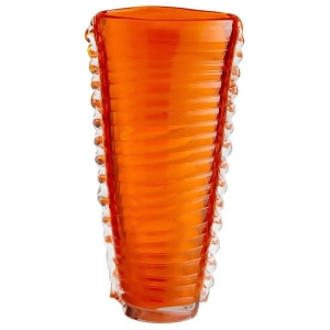 Cyan Design Small Dollie Vase Orange and Clear 06543 - All