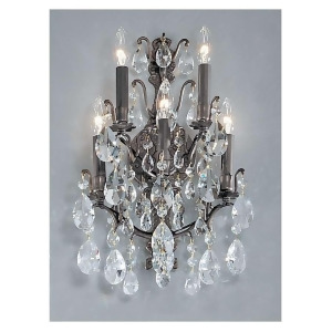 Classic Lighting Versailles Crystal Sconce/WallBracket Antique Bronze 9002Abs - All