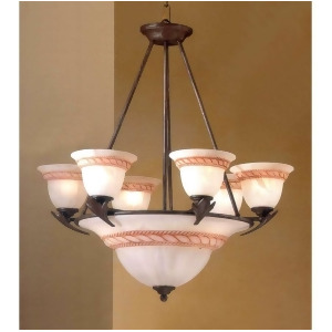 Classic Lighting Roma Traditional Chandelier Bronze 40409Bz - All
