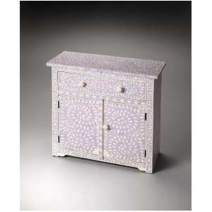 Butler Vivienne Lavender Bone Inlay Console Chest Heritage 3203070 - All