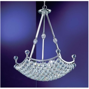 Classic Lighting Solitaire Crystal Pendant Chrome 69773Chsc - All