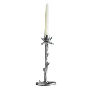 St. Croix Kindwer 10 Flowering Aluminum Candle Holder Silver A1123 - All