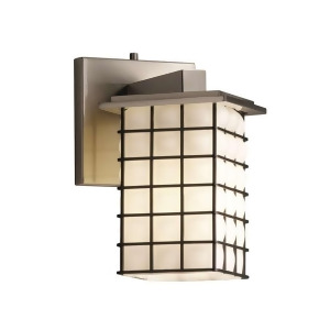 Justice Design Wall Sconce Wgl-8661-15-grop-nckl - All