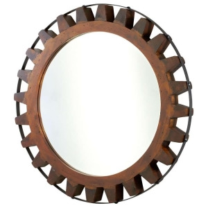 Cyan Design Landry Mirror Raw Iron and Natural Wood 04911 - All