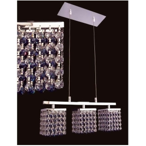 Classic Lighting Bedazzle Crystal Chandelier-Linear Chrome 16103S-sms - All