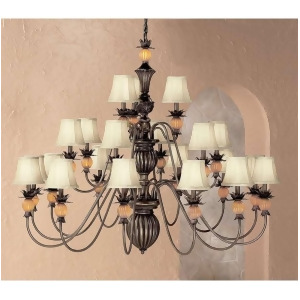 Classic Lighting Topaz Wrought Iron Chandelier Copper Bronze 92321Cpb - All