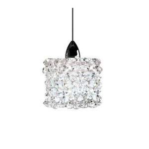 Wac Mini Haven Led Sconce White Diamond Crystal Chrome Ws58led-g539wd-ch - All