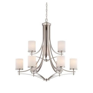 Savoy House Colton 9 Light Chandelier Satin Nickel 1-331-9-Sn - All