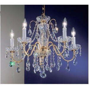 Classic Lighting Daniele Crystal Chandelier Gold Plated 8385Gpc - All