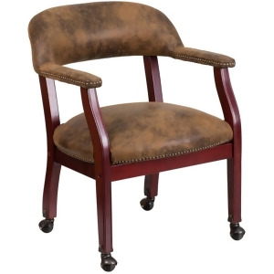 Flash Furniture Brown Microfiber Side Chair Brown B-z100-brn-gg - All