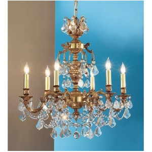 Classic Lighting Chateau Imperial Crystal Chandelier French Gold 57385Fgcp - All