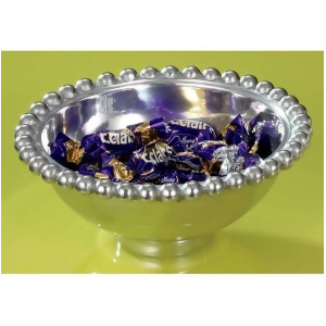 St. Croix Kindwer 6 Aluminum Imperial Beaded Round Bowl Silver A1216 - All
