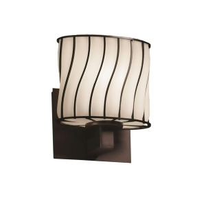 Justice Design Wall Sconce Wgl-8931-30-swop-dbrz - All