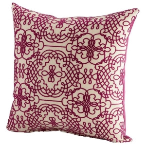 Cyan Design St. Lucia Pillow Purple and White 06528 - All