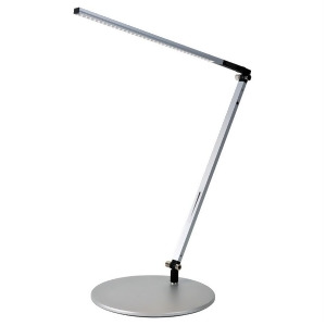Koncept Z-Bar Solo Led Desk Lamp w/ Base Warm Light Silver Ar1000-wd-sil-dsk - All