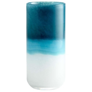 Cyan Design Small Turquoise Cloud Vase Blue and White 05875 - All