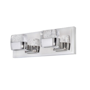 Et2 Lighting Volt 2 Light Led Vanity Polished Chrome E22892-89pc - All