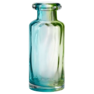 Cyan Design Medium Rigby Vase Green Blue and Clear 05655 - All