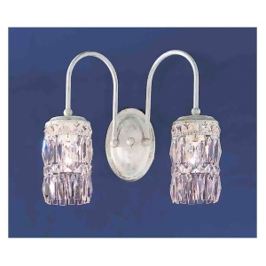 Classic Lighting Cascade Crystal Sconce/WallBracket Antique White 1082Awro - All
