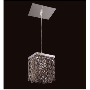 Classic Lighting Bedazzle Crystal Pendant Chrome 16101Smk - All