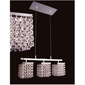 Classic Lighting Bedazzle Crystal Chandelier-Linear Chrome 16103Cp - All