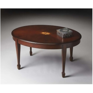 Butler Clayton Plantation Cherry Oval Cocktail Table 1234024 - All