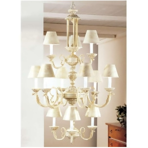 Classic Lighting Innsbrook Traditional Cast Chandelier Ivory Gold 69119Ig - All
