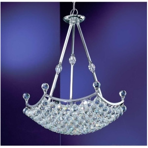 Classic Lighting Solitaire Crystal Pendant Chrome 69773Chs - All