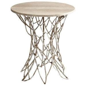 Cyan Design Twigs Side Table Antique Silver 05457 - All