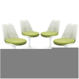 Modway Furniture Lippa Dining Side Chair Set Of 4 Green Eei-1342-grn - All