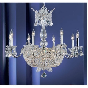 Classic Lighting Crown Jewels Crystal Chandelier Chrome 69788Chsc - All