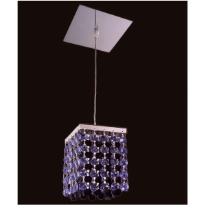 Classic Lighting Bedazzle Crystal Pendant Chrome 16101Sap-blk - All