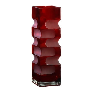 Cyan Design Large Ruby Etched Vase Red 01824 - All