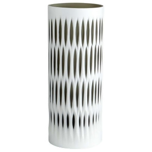 Cyan Design Medium Marquise Vase White and Smoked 06758 - All