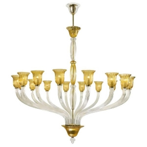 Cyan Design Sixteen Lamp Chandelier Clear With Amber 6509-16-00 - All