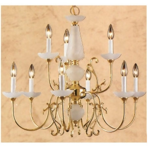 Classic Lighting Bloomington Traditional Chandelier Polished Brass 3069Pb - All