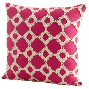 Cyan Design Repeat After Me Pillow Pink 06505 - All
