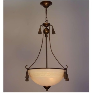 Classic Lighting Rope and Tassel Traditional Pendant Bronze 4023Bz - All