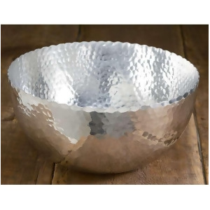 St. Croix Kindwer Large 14 Hammered Aluminum Petal Bowl Silver A1207 - All